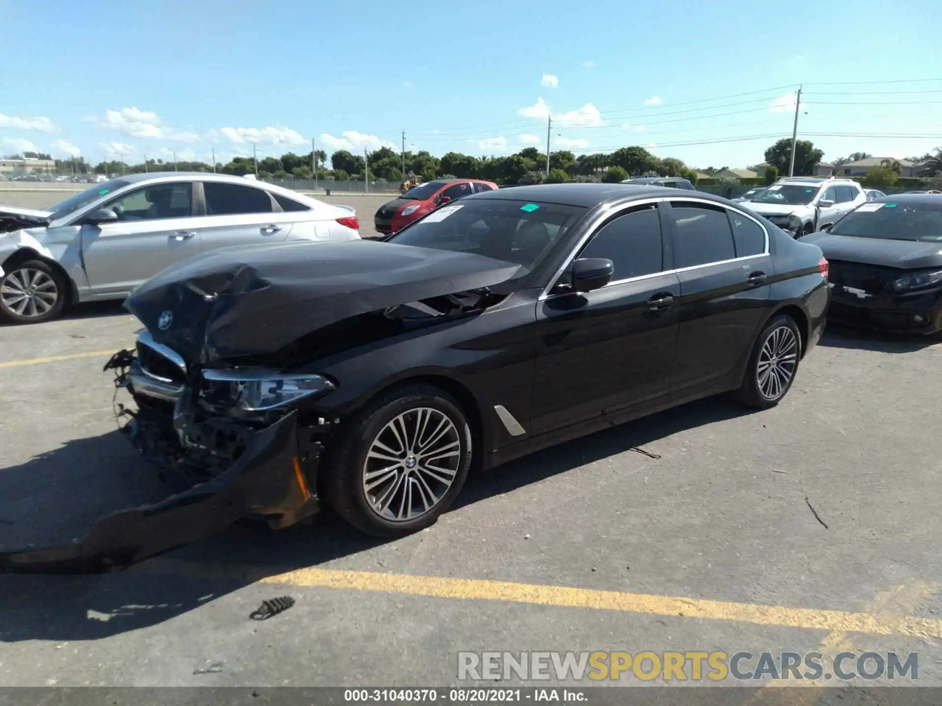 2 Photograph of a damaged car WBAJS1C03LWW73721 BMW 5 SERIES 2020