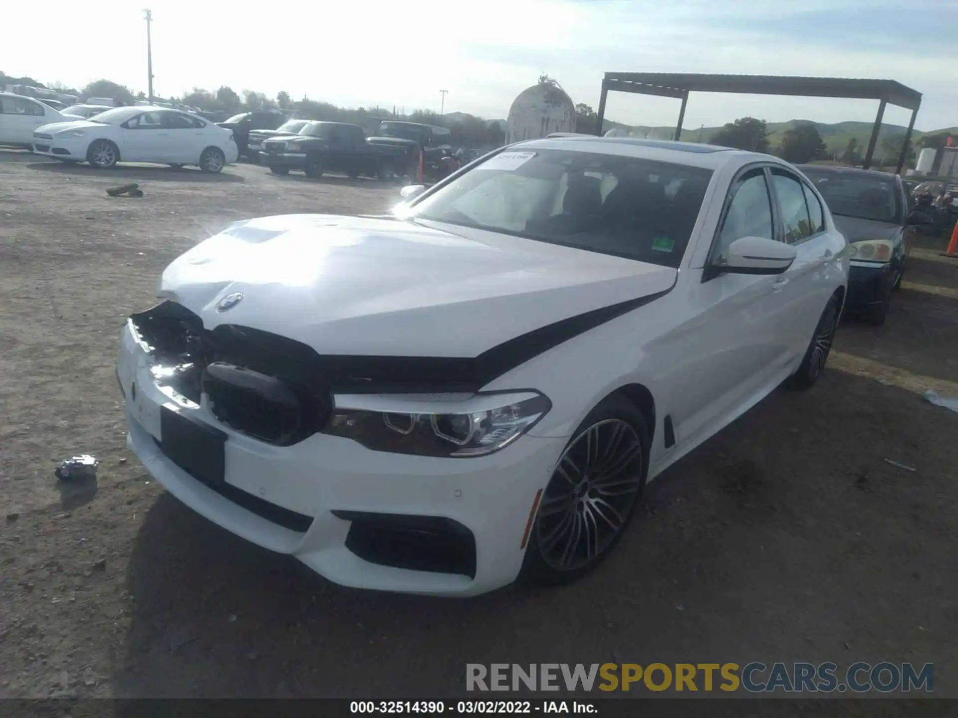 2 Photograph of a damaged car WBAJS1C05LCE42503 BMW 5 SERIES 2020