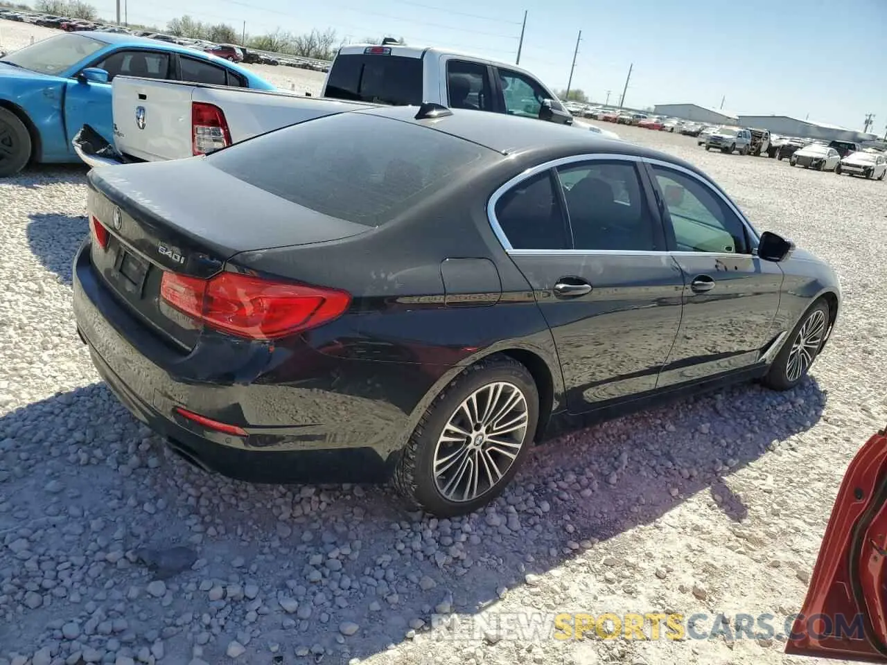 3 Photograph of a damaged car WBAJS1C06LCE52019 BMW 5 SERIES 2020