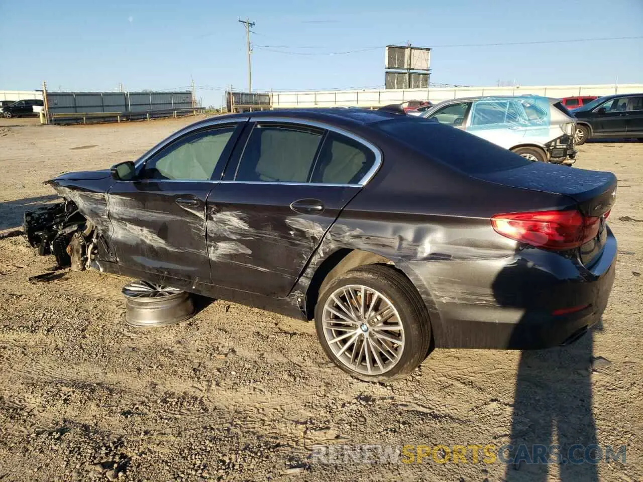 2 Photograph of a damaged car WBAJS3C0XLWW74215 BMW 5 SERIES 2020