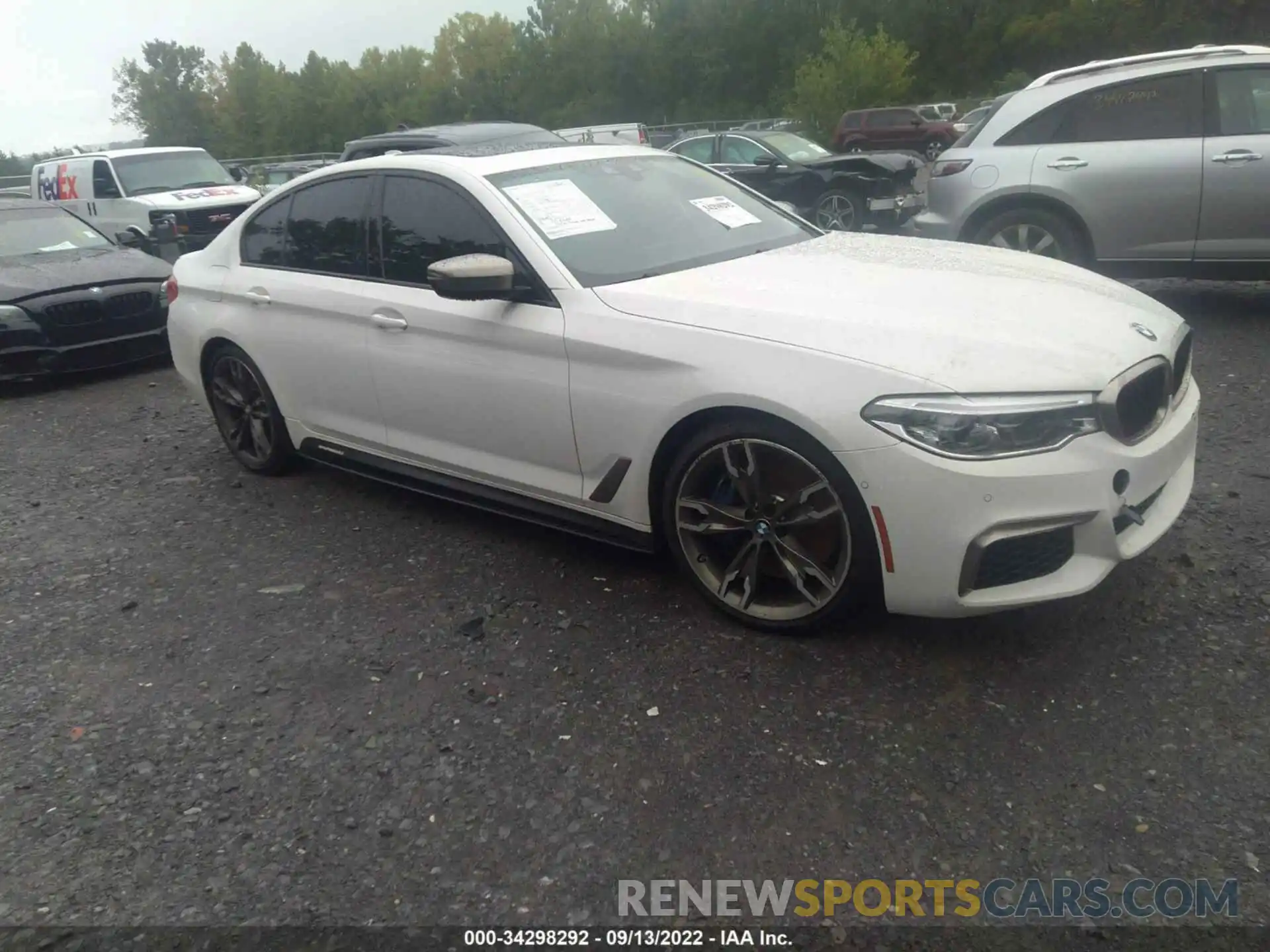 1 Photograph of a damaged car WBAJS7C00LCE38488 BMW 5 SERIES 2020