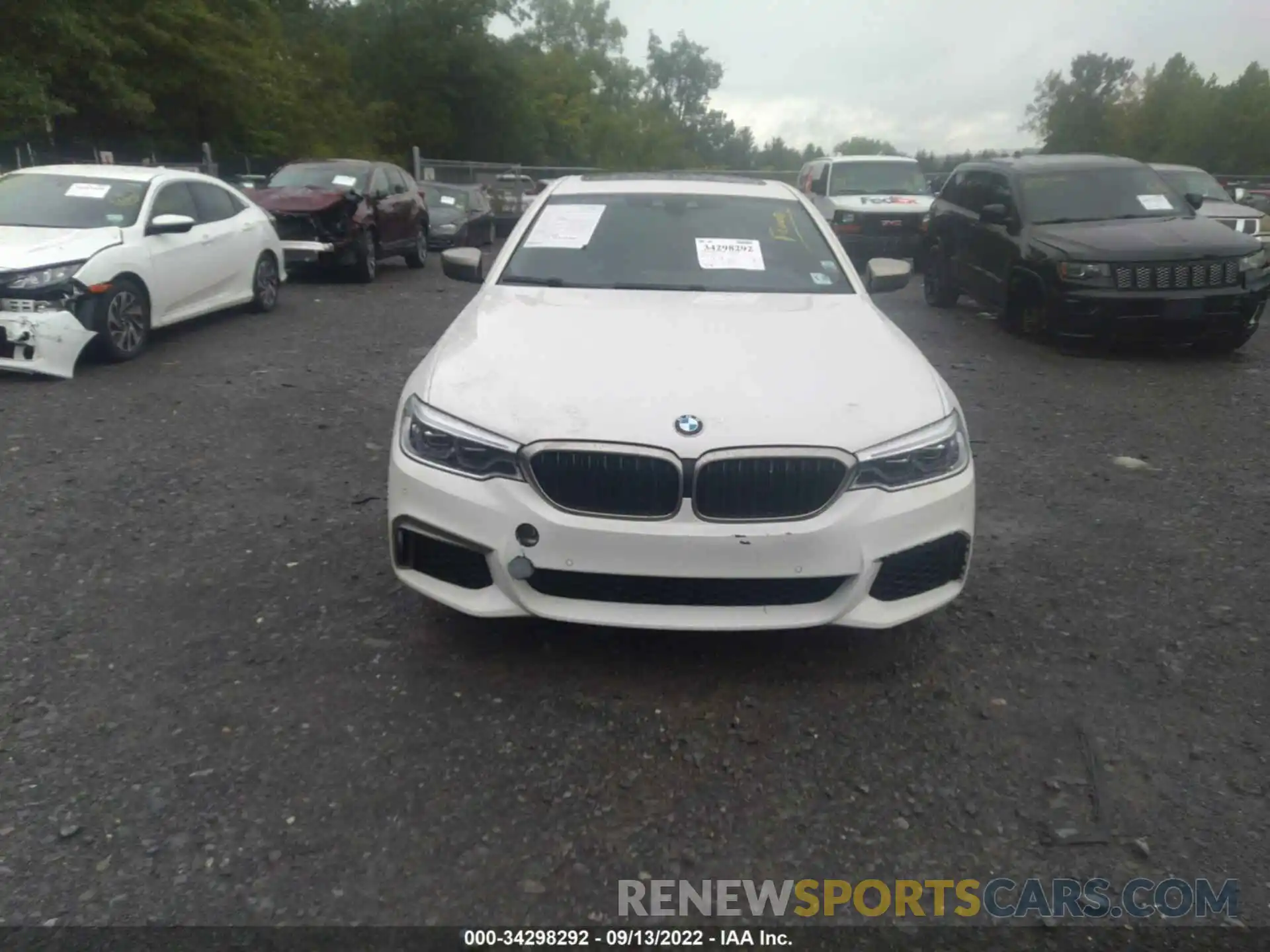 6 Photograph of a damaged car WBAJS7C00LCE38488 BMW 5 SERIES 2020