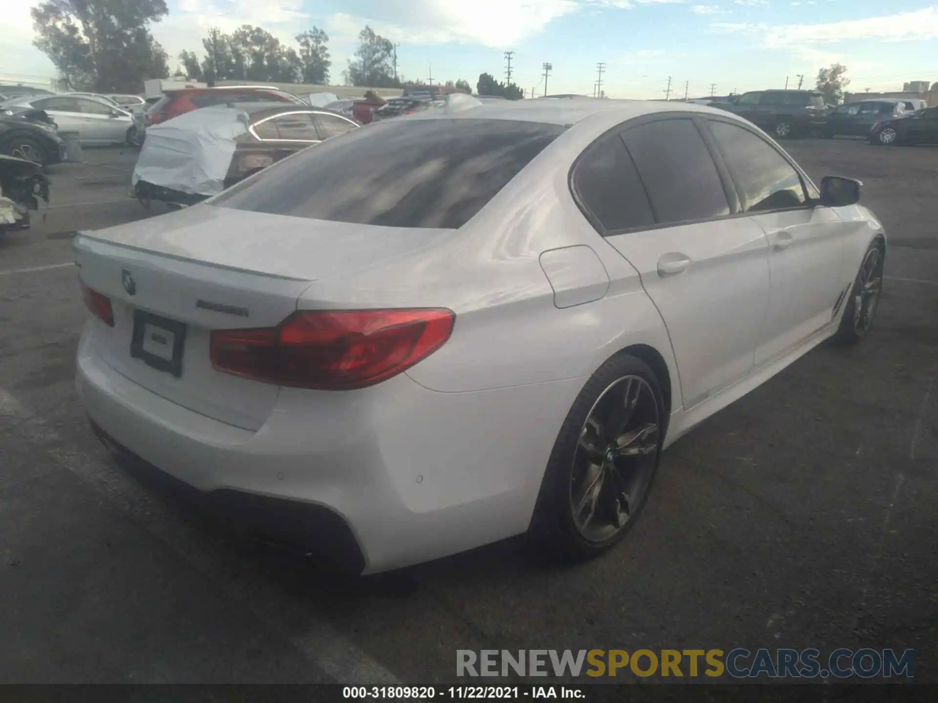 4 Photograph of a damaged car WBAJS7C05LCE33531 BMW 5 SERIES 2020