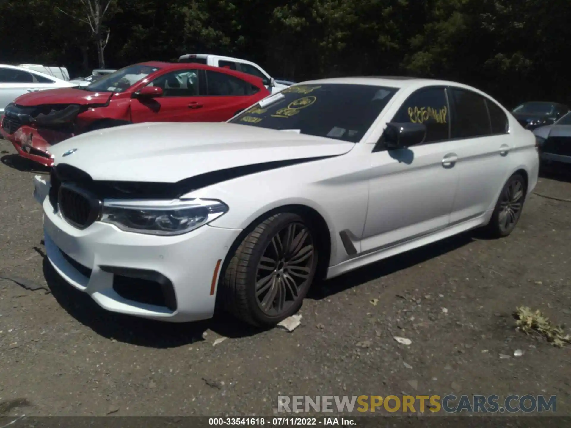 2 Photograph of a damaged car WBAJS7C08LBN96662 BMW 5 SERIES 2020