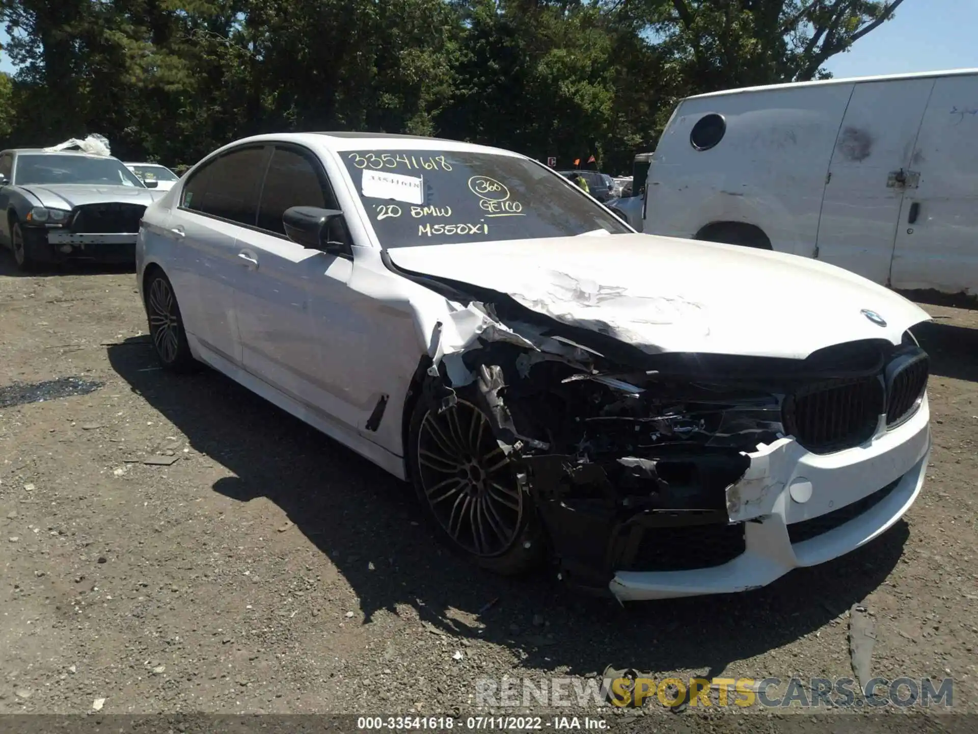 6 Photograph of a damaged car WBAJS7C08LBN96662 BMW 5 SERIES 2020