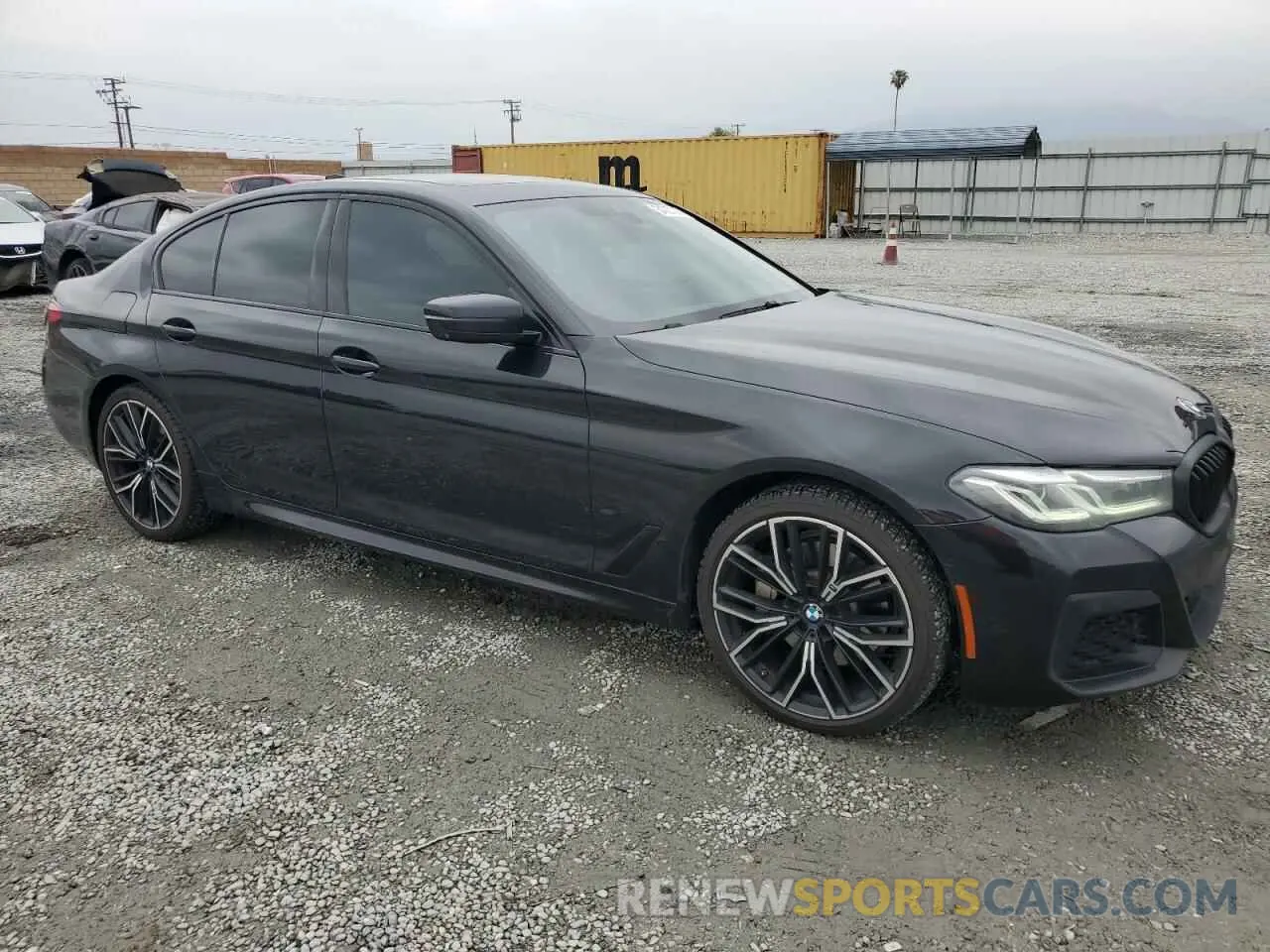 4 Photograph of a damaged car WBA13AG00MCF09677 BMW 5 SERIES 2021