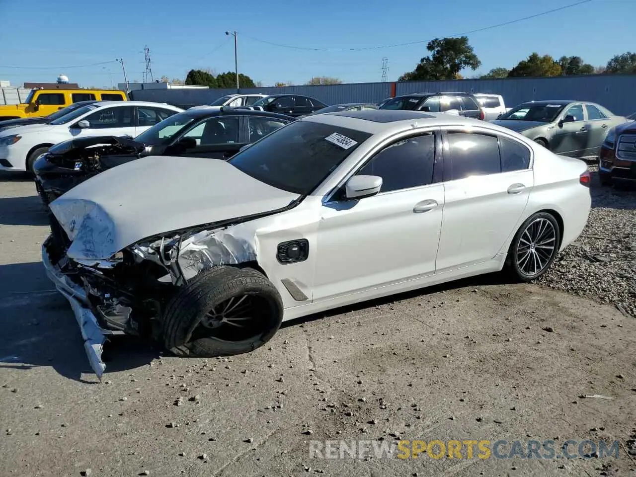 1 Photograph of a damaged car WBA13AG08MCF72963 BMW 5 SERIES 2021
