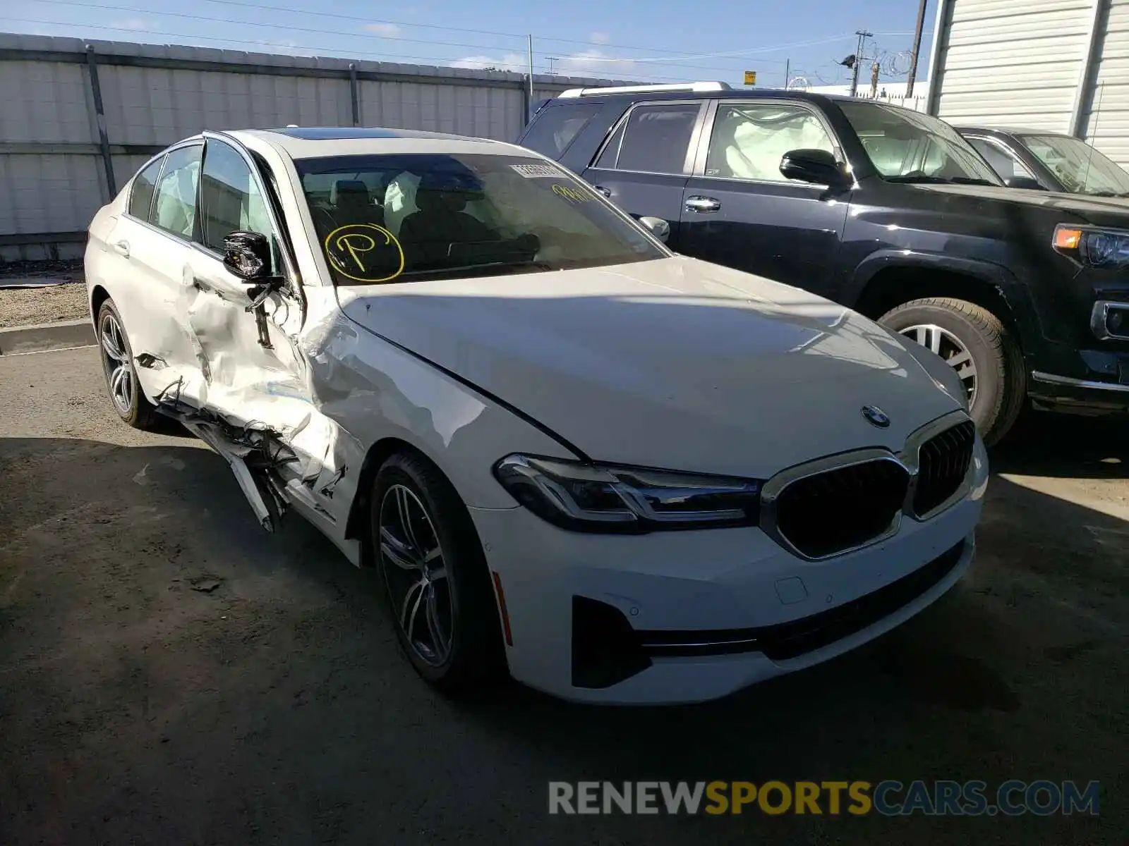 1 Photograph of a damaged car WBA13AG09MCF60756 BMW 5 SERIES 2021