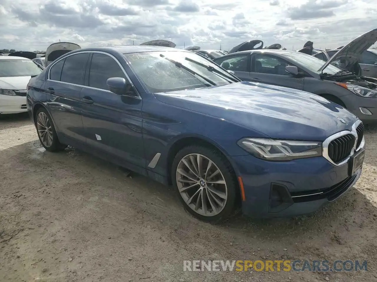4 Photograph of a damaged car WBA13BJ00MCF04171 BMW 5 SERIES 2021