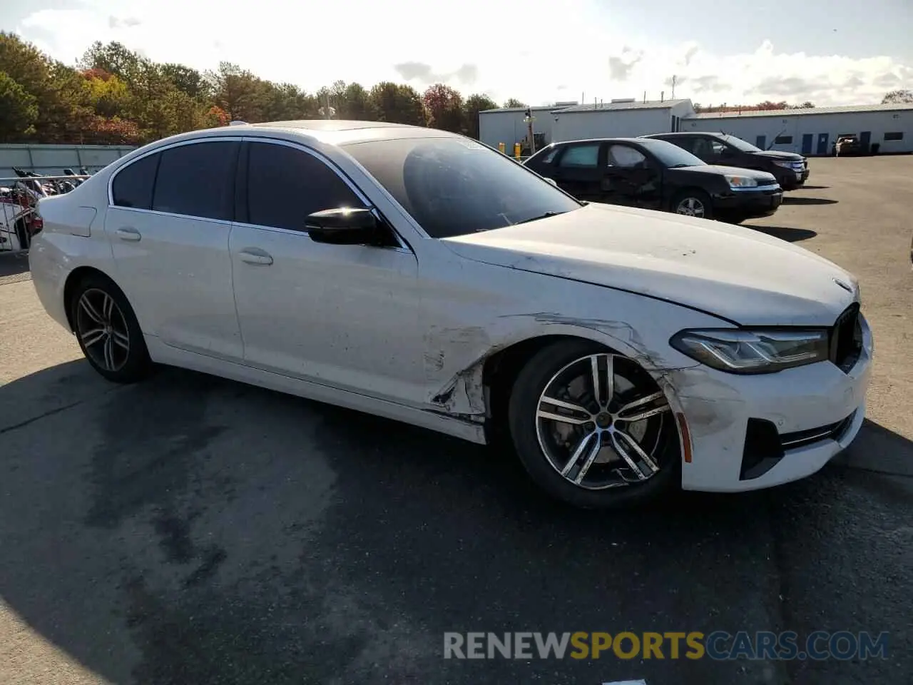 4 Photograph of a damaged car WBA13BJ00MCF10844 BMW 5 SERIES 2021
