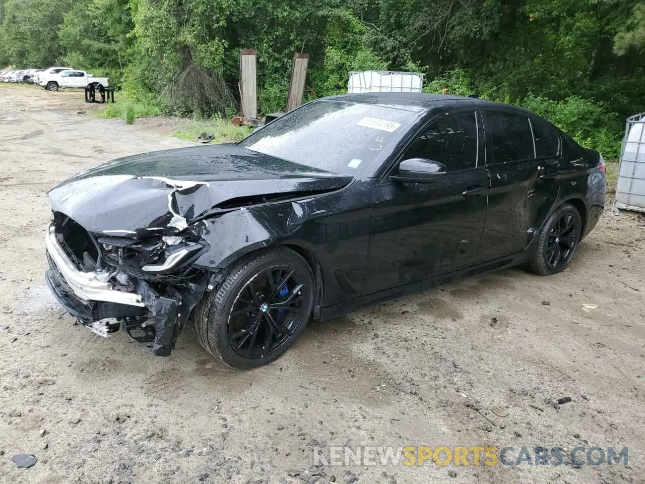 1 Photograph of a damaged car WBA13BJ00MCF44816 BMW 5 SERIES 2021