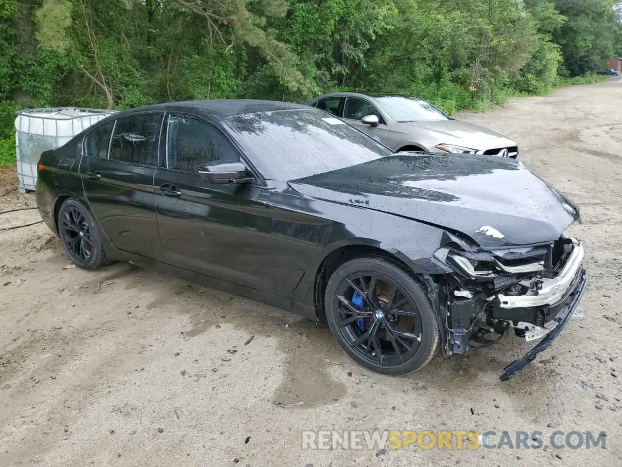 4 Photograph of a damaged car WBA13BJ00MCF44816 BMW 5 SERIES 2021