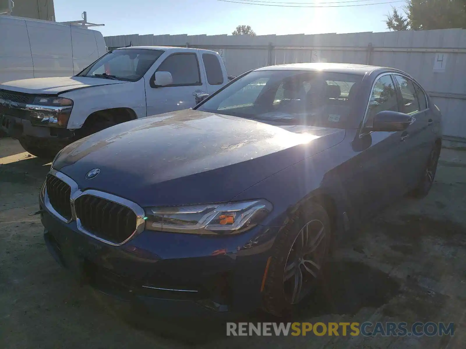 2 Photograph of a damaged car WBA13BJ00MCF83521 BMW 5 SERIES 2021