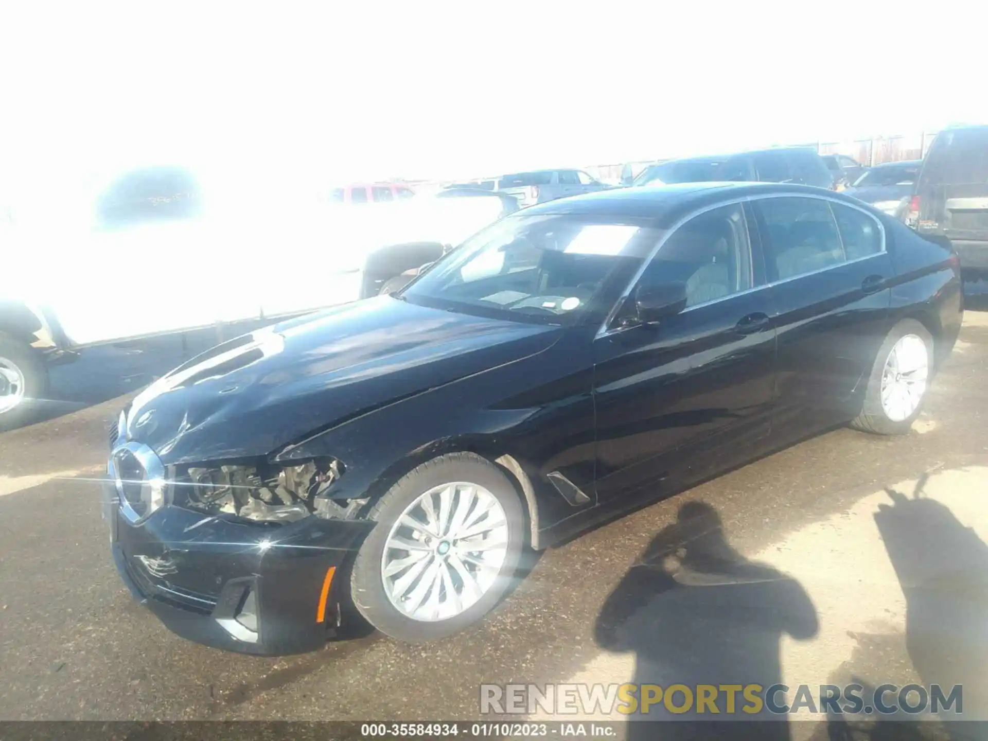 2 Photograph of a damaged car WBA13BJ01MCF67845 BMW 5 SERIES 2021