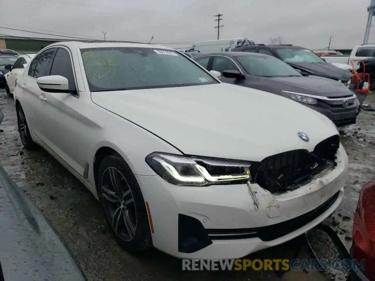 1 Photograph of a damaged car WBA13BJ01MWW89584 BMW 5 SERIES 2021