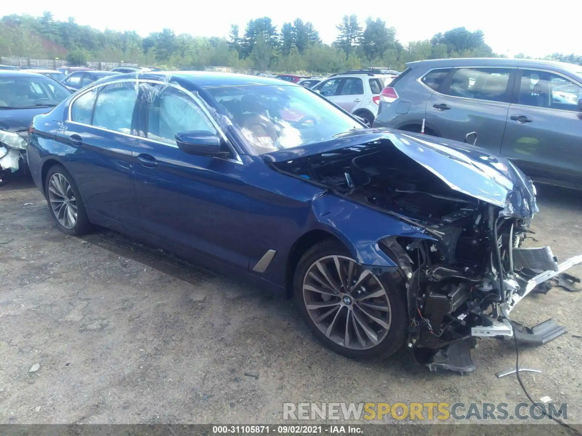 1 Photograph of a damaged car WBA13BJ01MWX18355 BMW 5 SERIES 2021