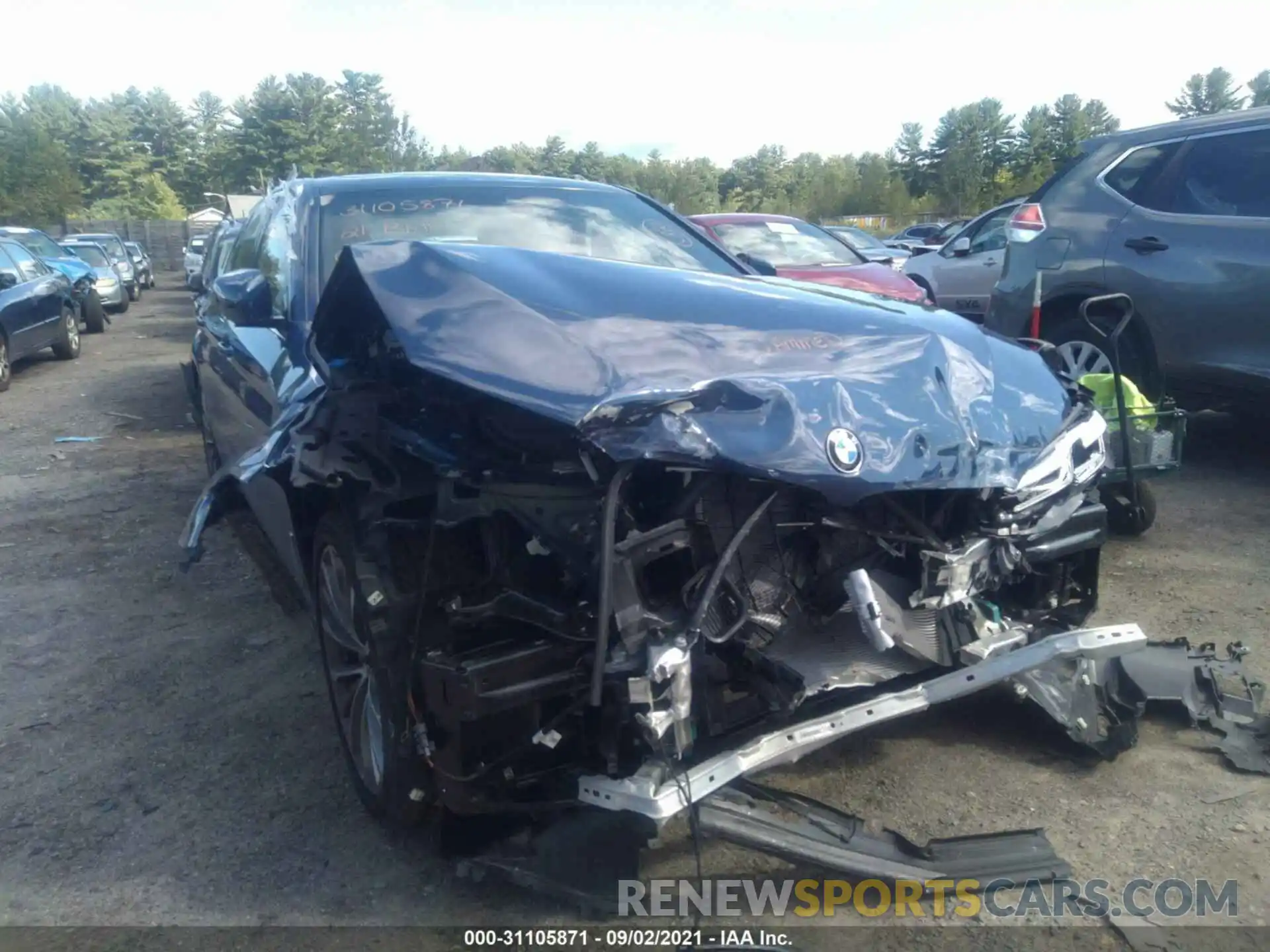 6 Photograph of a damaged car WBA13BJ01MWX18355 BMW 5 SERIES 2021