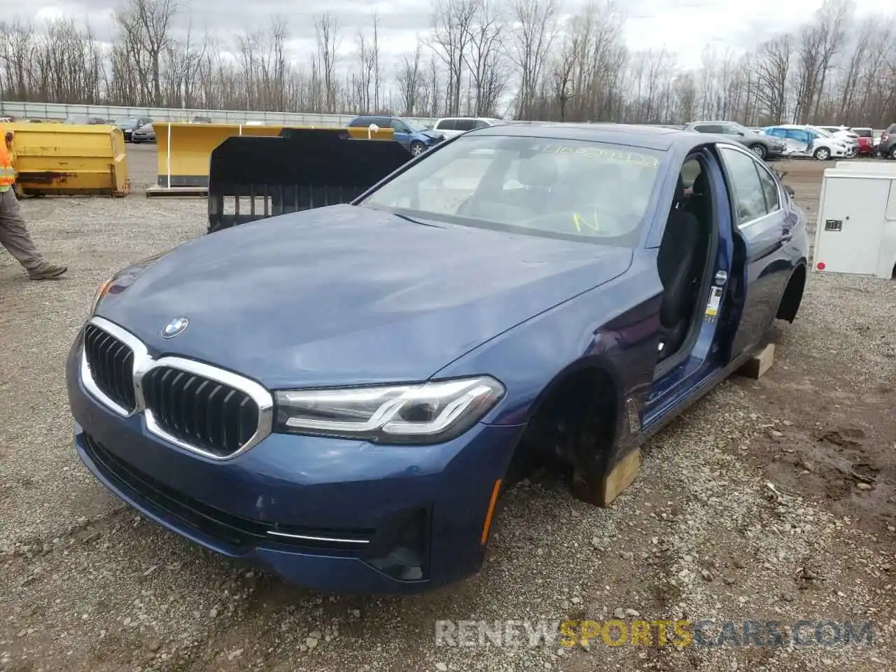 2 Photograph of a damaged car WBA13BJ03MWW93121 BMW 5 SERIES 2021