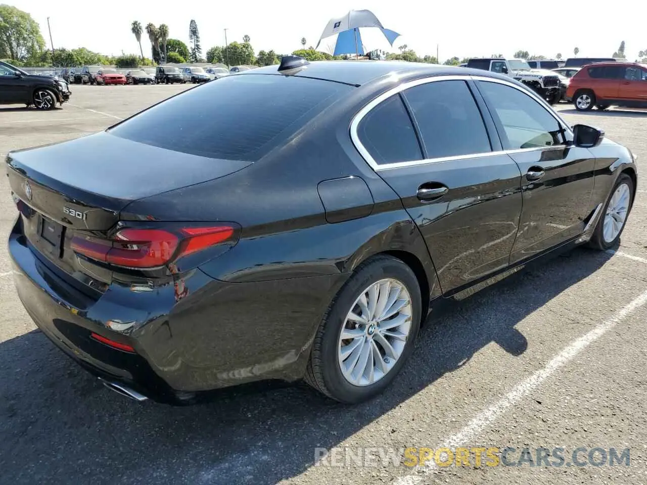 3 Photograph of a damaged car WBA13BJ05MWX25910 BMW 5 SERIES 2021
