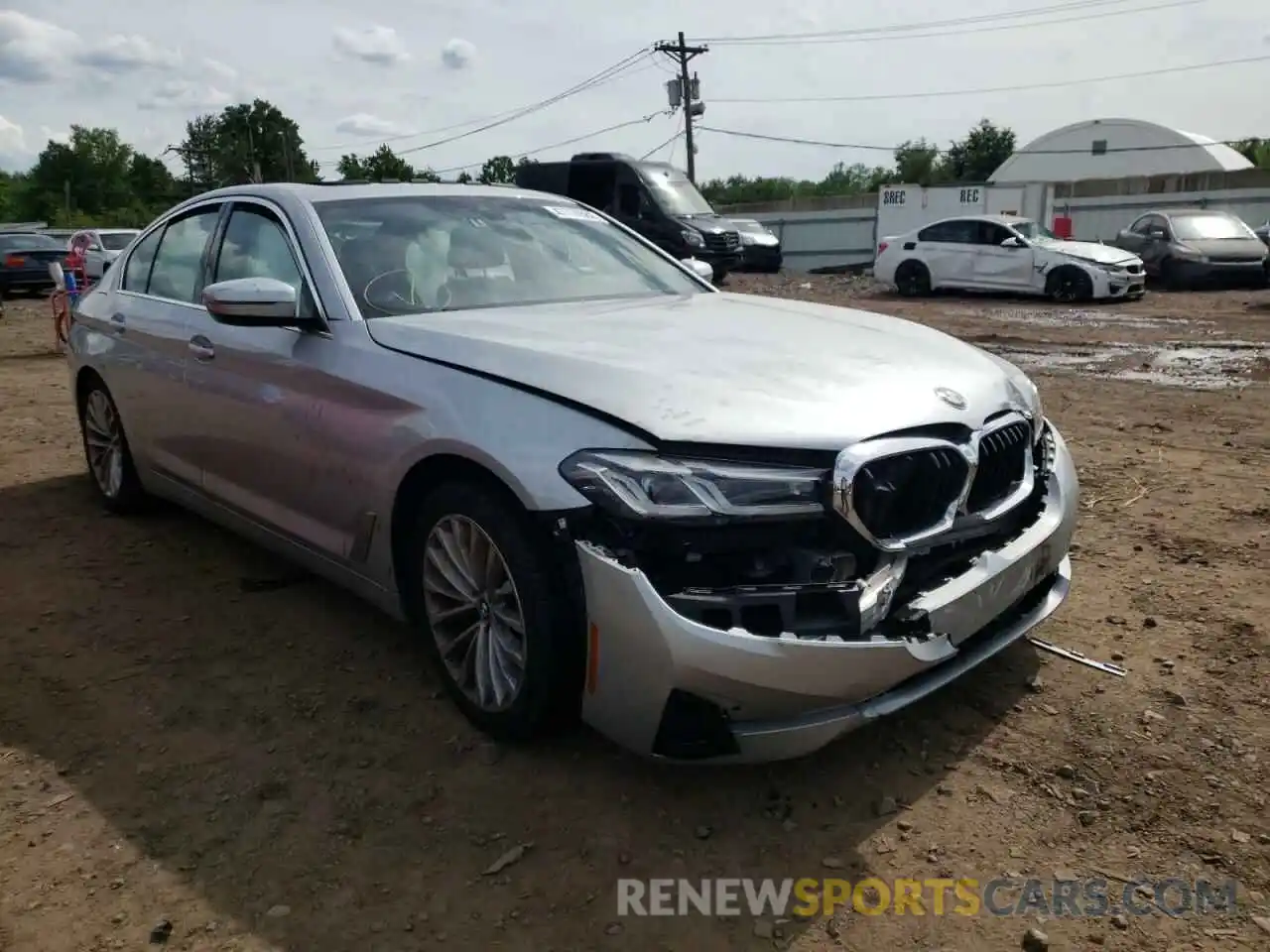 1 Photograph of a damaged car WBA13BJ05MWX25986 BMW 5 SERIES 2021