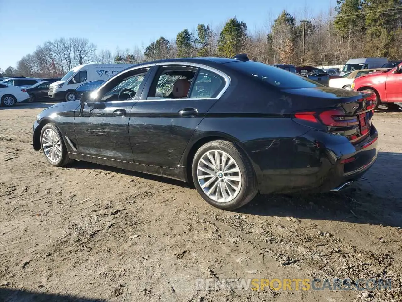 2 Photograph of a damaged car WBA13BJ06MCF41869 BMW 5 SERIES 2021