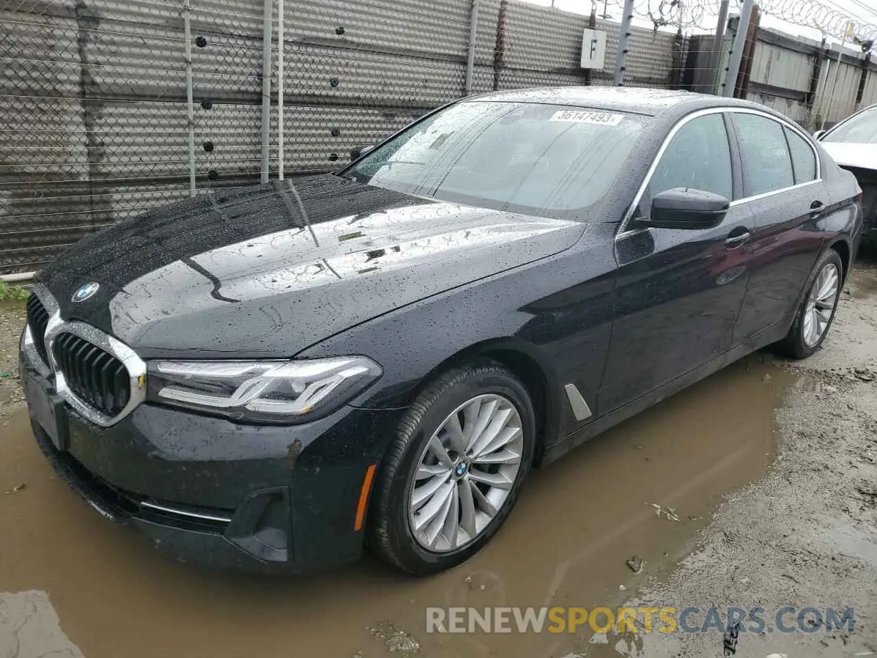 1 Photograph of a damaged car WBA13BJ06MCF62396 BMW 5 SERIES 2021