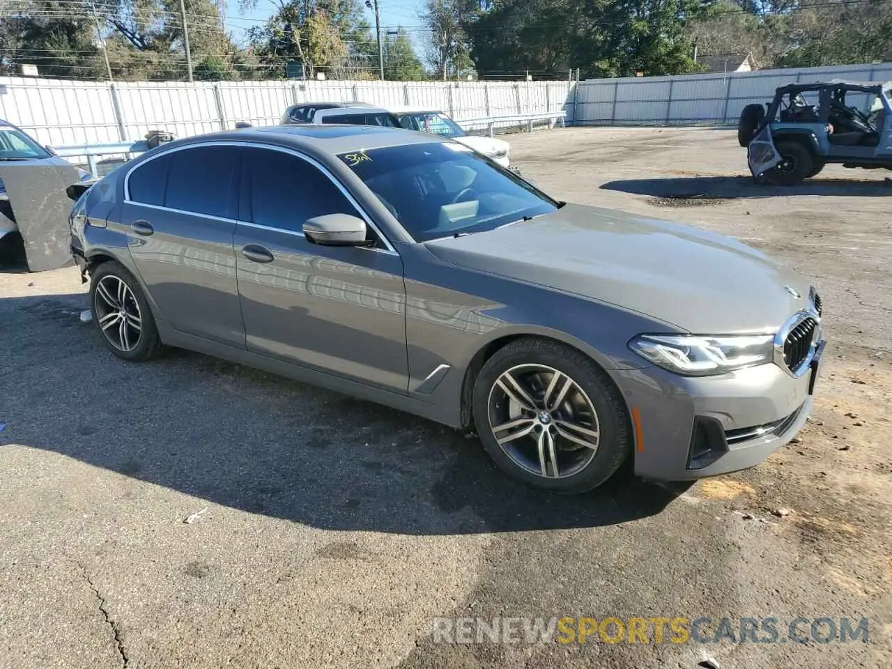 4 Photograph of a damaged car WBA13BJ06MWX03172 BMW 5 SERIES 2021