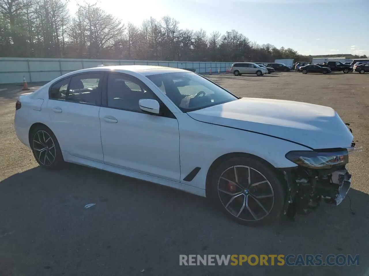4 Photograph of a damaged car WBA13BJ06MWX11109 BMW 5 SERIES 2021