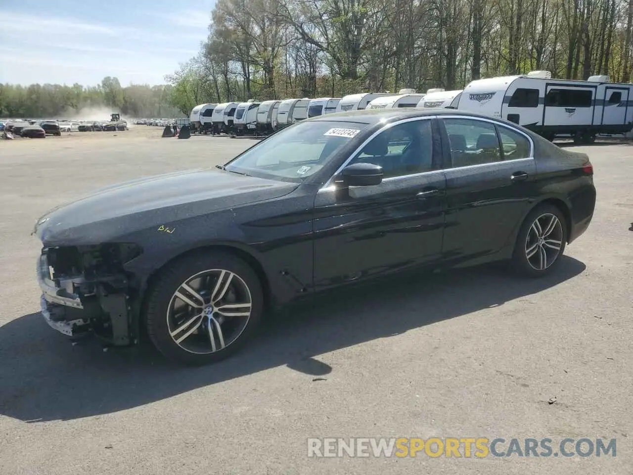 1 Photograph of a damaged car WBA13BJ06MWX19436 BMW 5 SERIES 2021