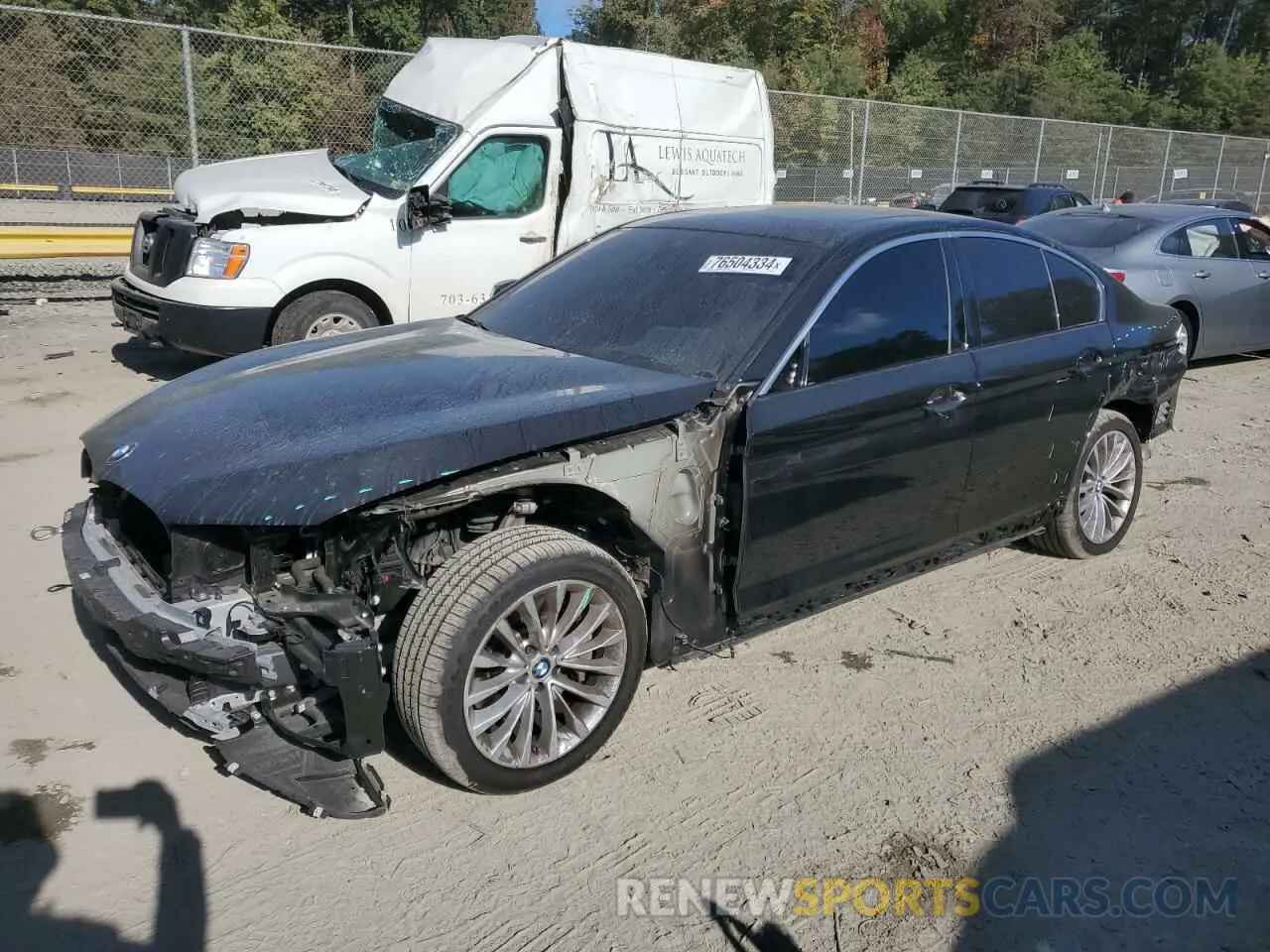 1 Photograph of a damaged car WBA13BJ07MCH27095 BMW 5 SERIES 2021