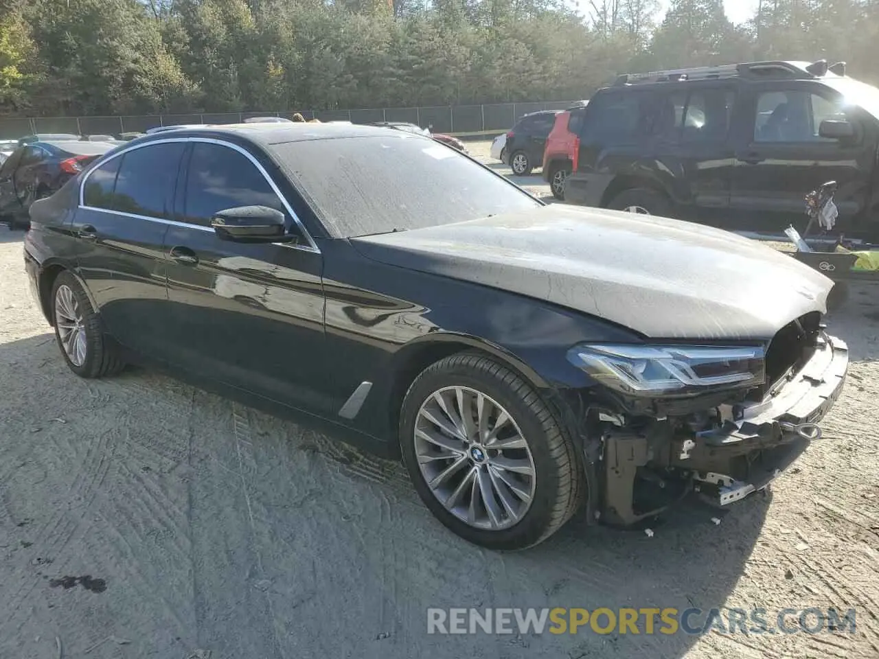4 Photograph of a damaged car WBA13BJ07MCH27095 BMW 5 SERIES 2021