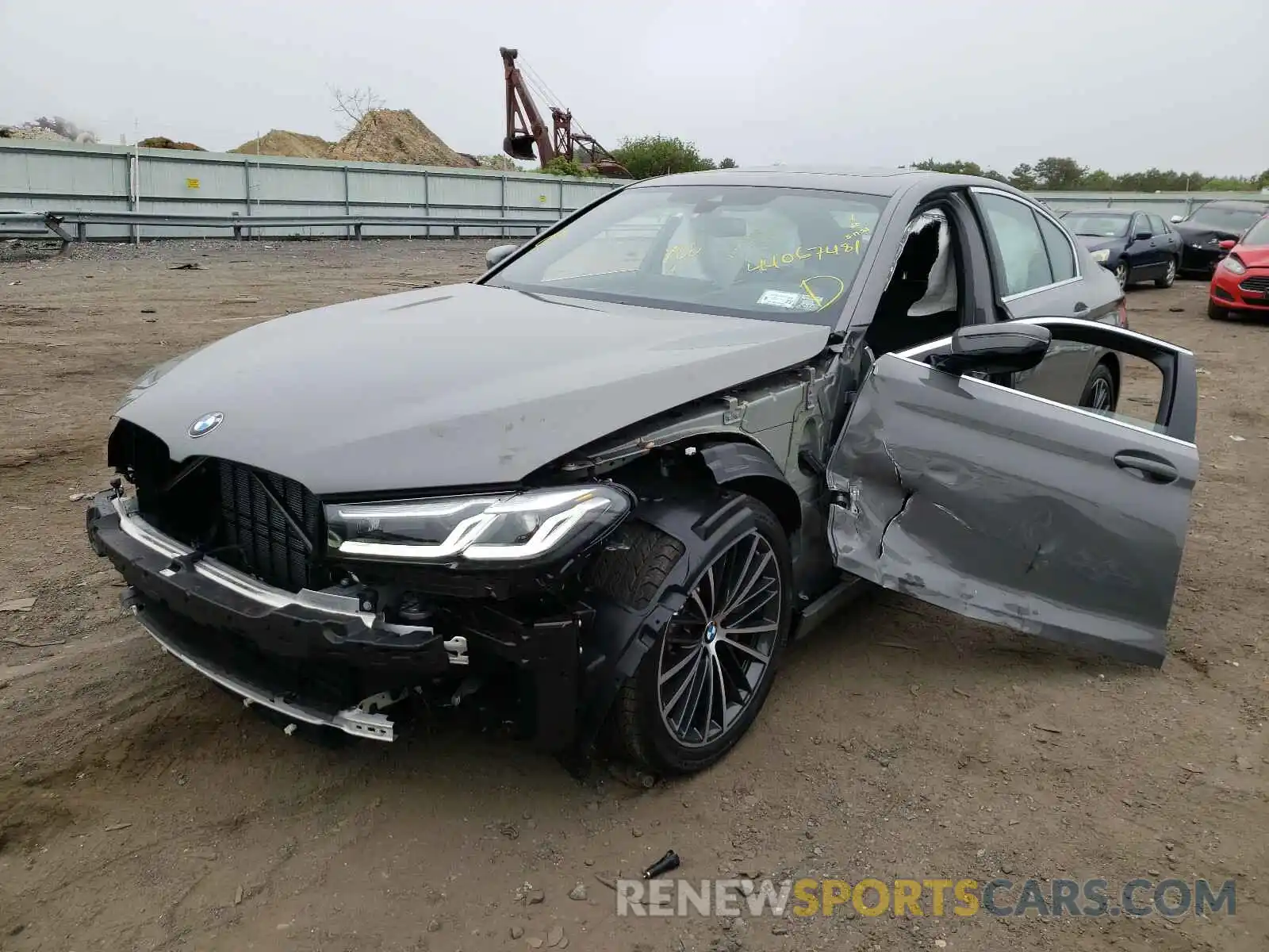 2 Photograph of a damaged car WBA13BJ07MWW99424 BMW 5 SERIES 2021