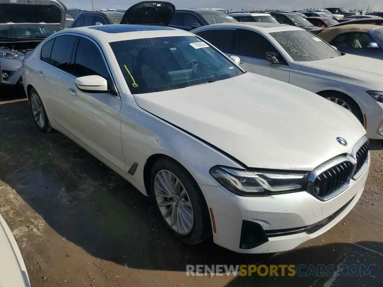 4 Photograph of a damaged car WBA13BJ07MWX05447 BMW 5 SERIES 2021