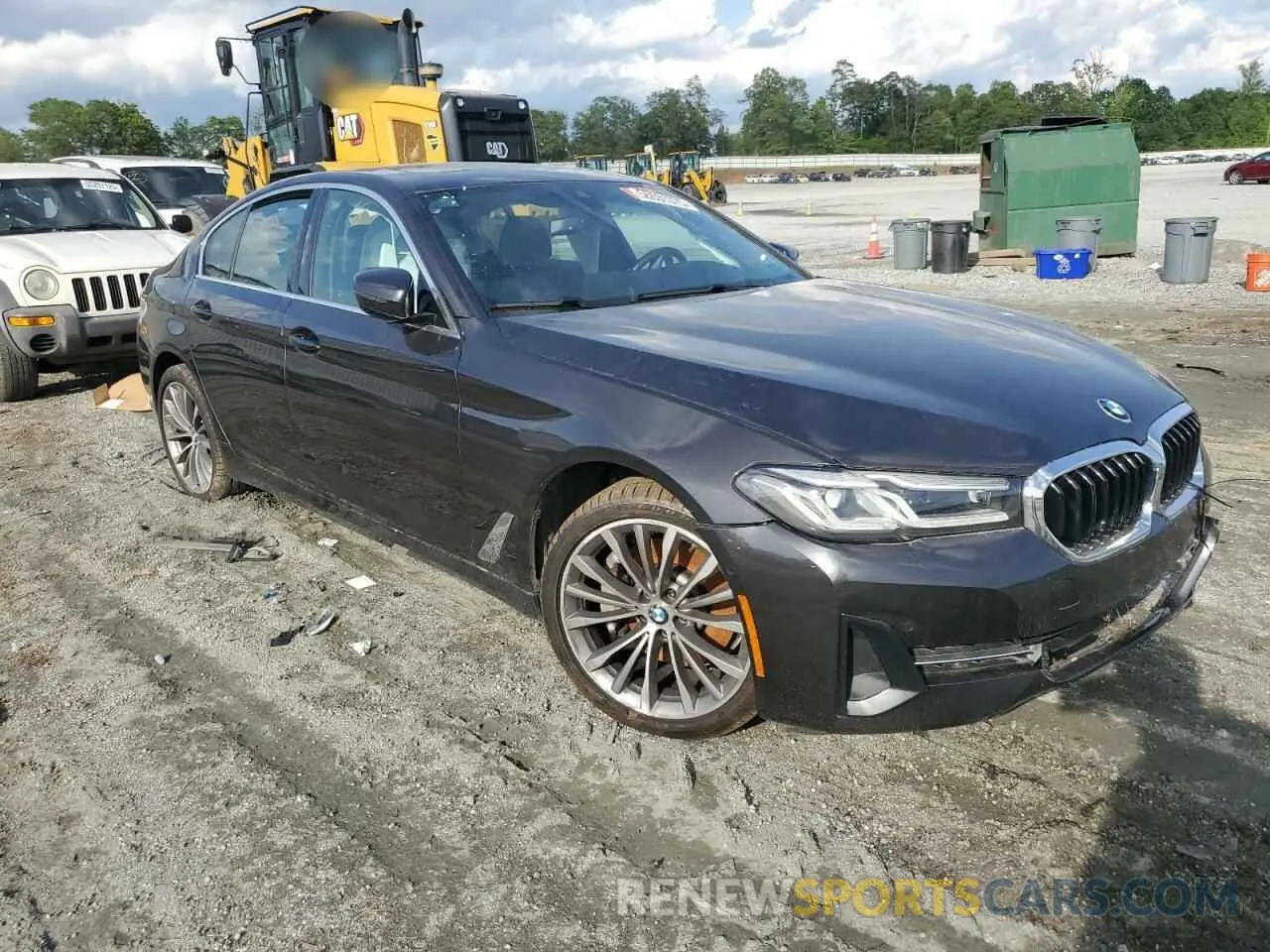 4 Photograph of a damaged car WBA13BJ08MWW96385 BMW 5 SERIES 2021