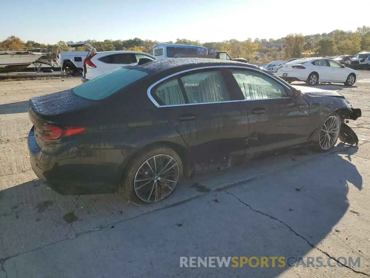 3 Photograph of a damaged car WBA13BJ08MWX09524 BMW 5 SERIES 2021