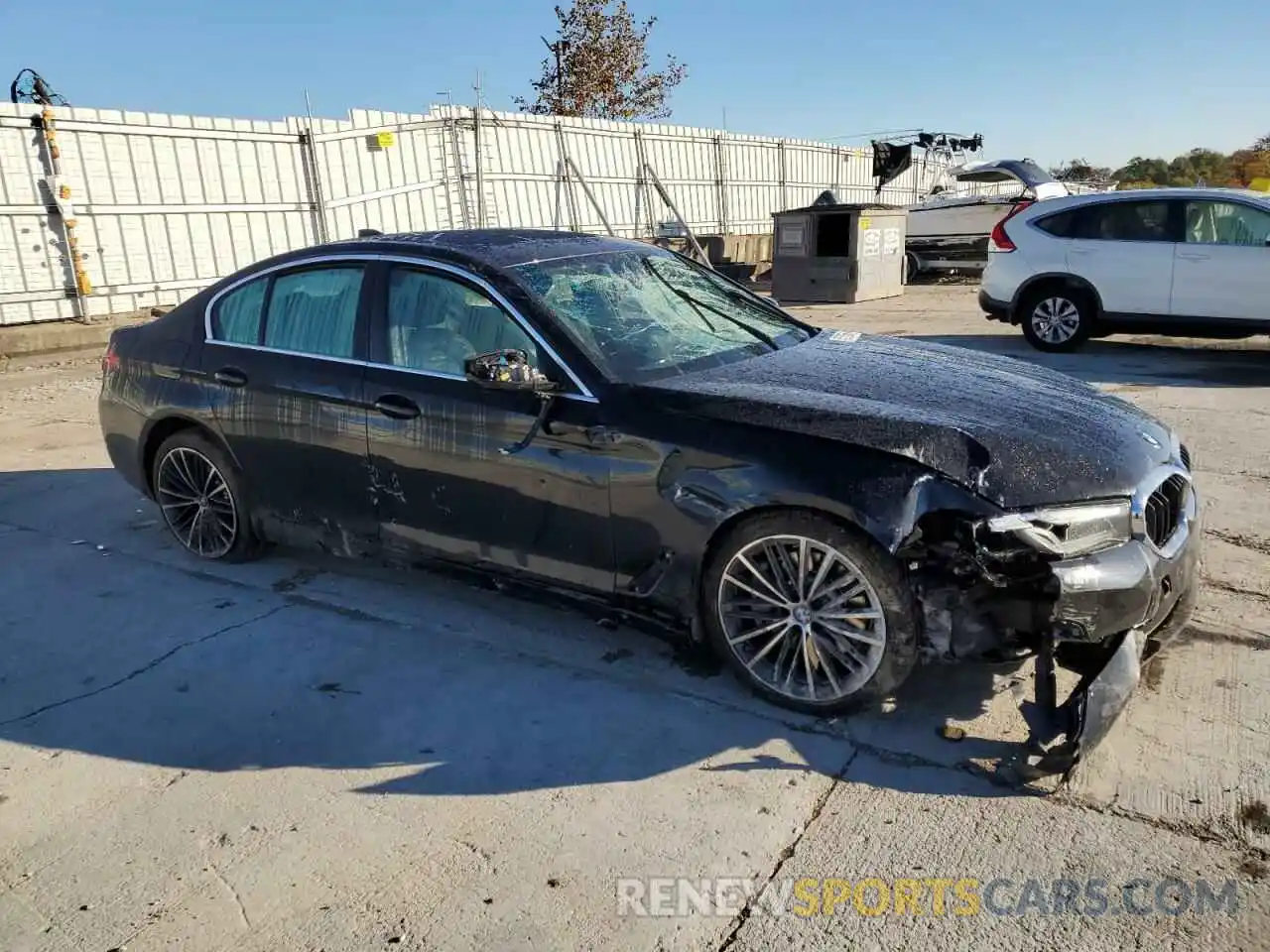 4 Photograph of a damaged car WBA13BJ08MWX09524 BMW 5 SERIES 2021