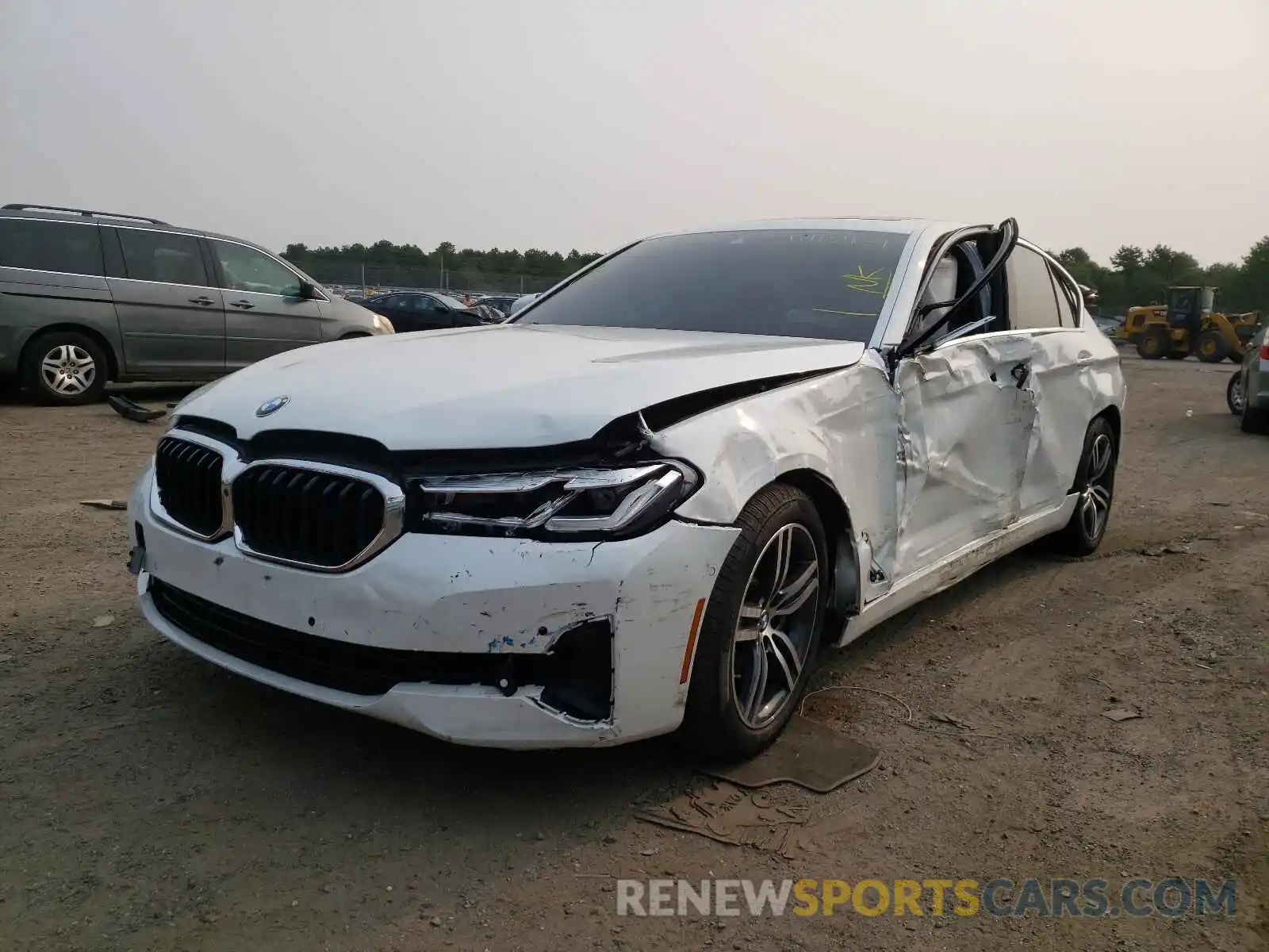 2 Photograph of a damaged car WBA13BJ09MCF99698 BMW 5 SERIES 2021