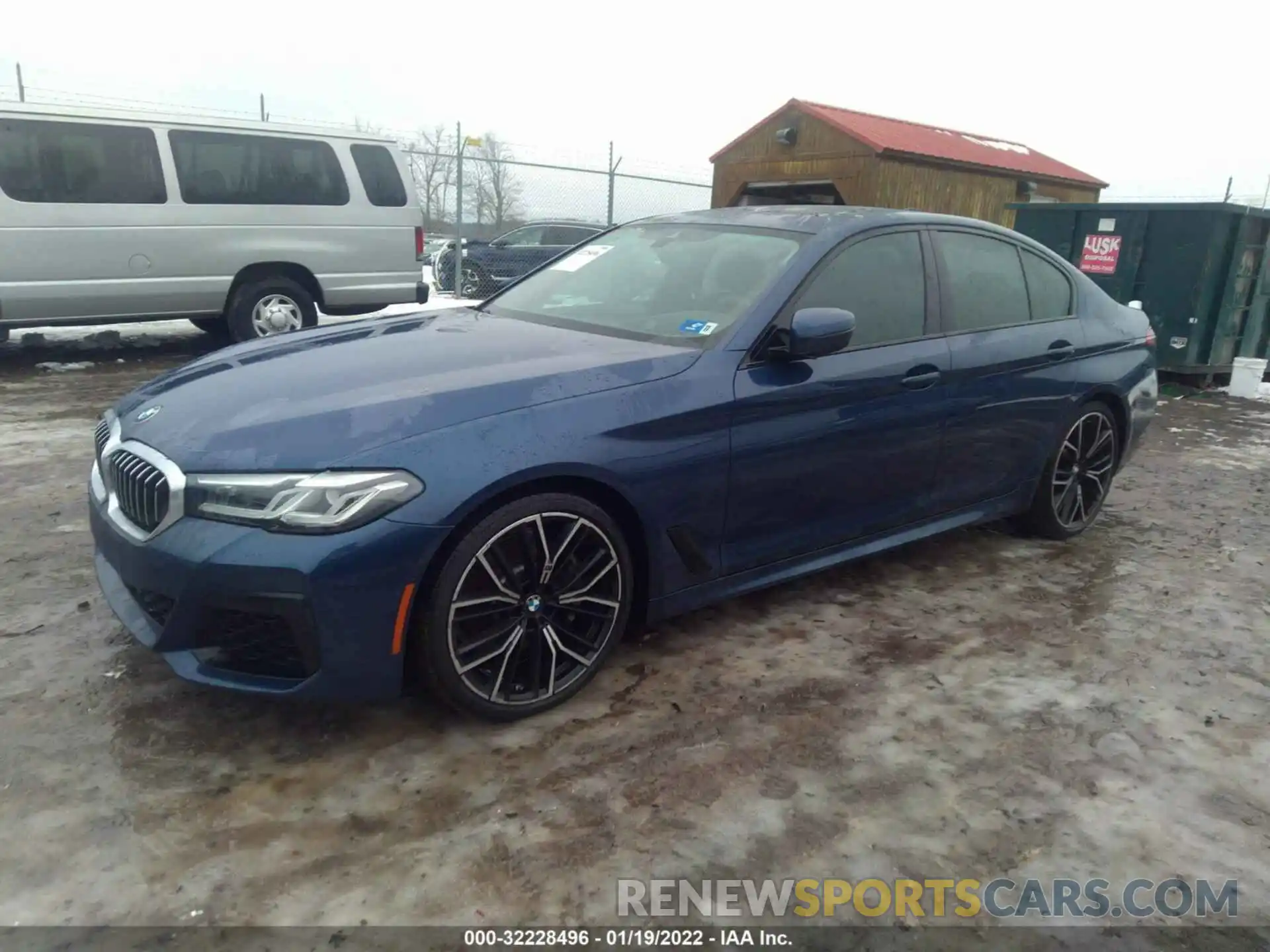 2 Photograph of a damaged car WBA13BJ09MWW90739 BMW 5 SERIES 2021