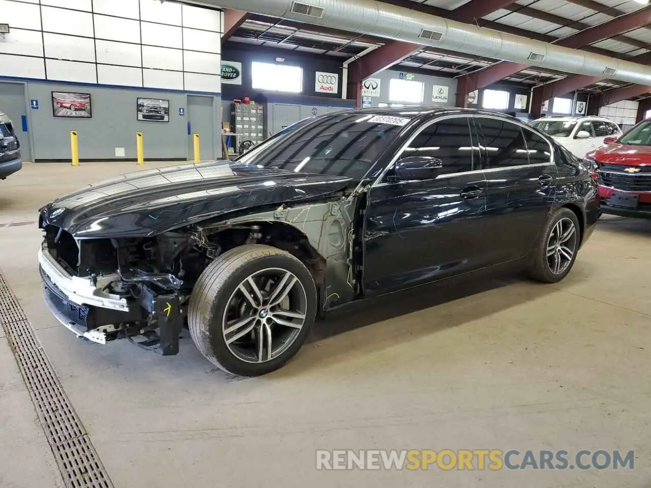 1 Photograph of a damaged car WBA13BJ09MWW98601 BMW 5 SERIES 2021