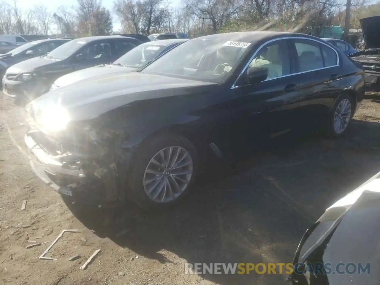 1 Photograph of a damaged car WBA13BJ09MWX32312 BMW 5 SERIES 2021