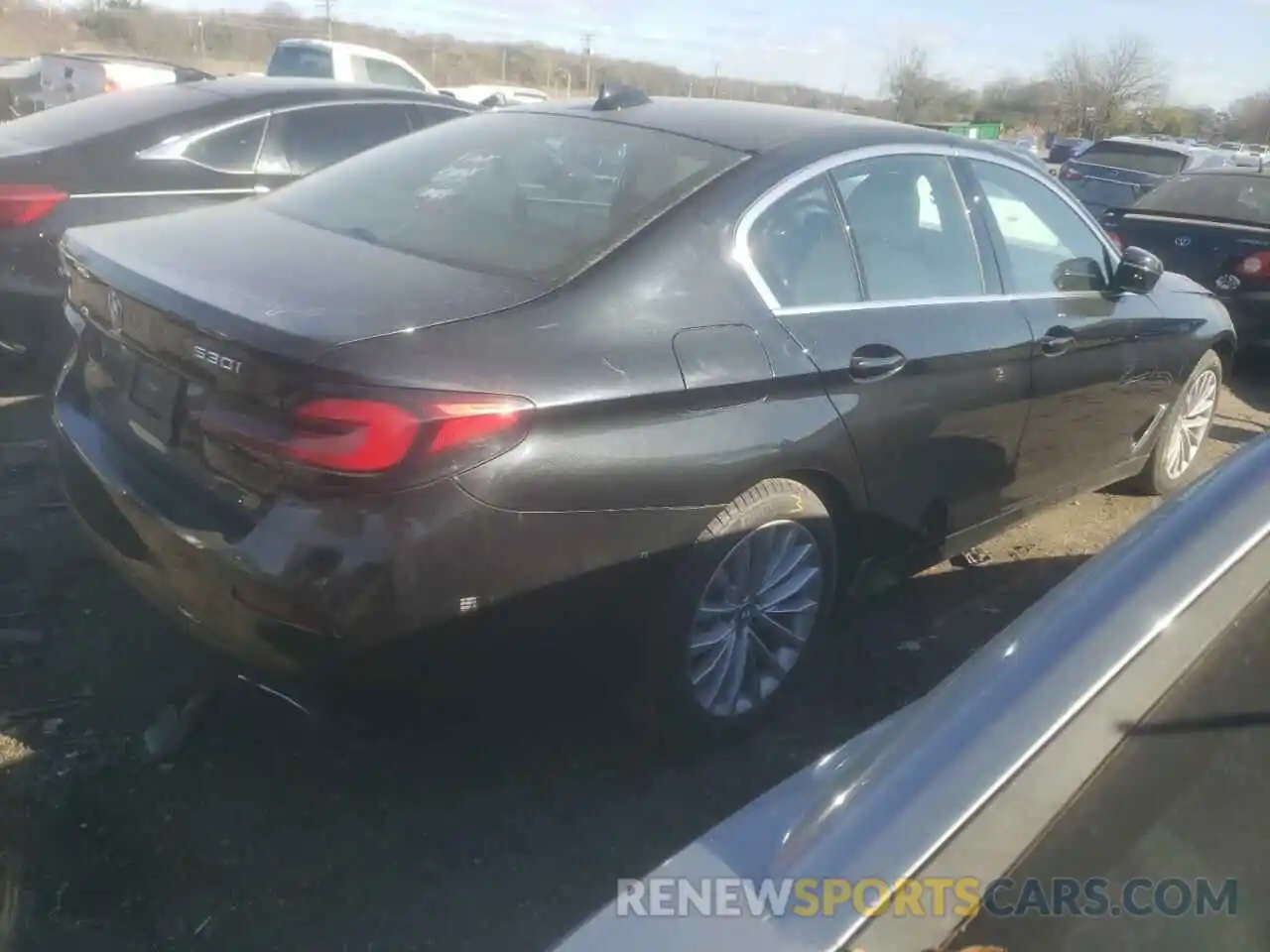 3 Photograph of a damaged car WBA13BJ09MWX32312 BMW 5 SERIES 2021