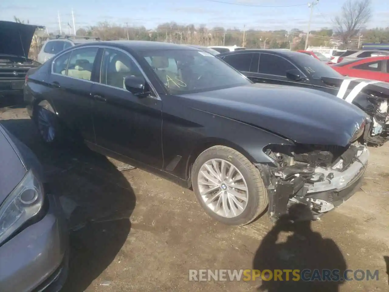 4 Photograph of a damaged car WBA13BJ09MWX32312 BMW 5 SERIES 2021