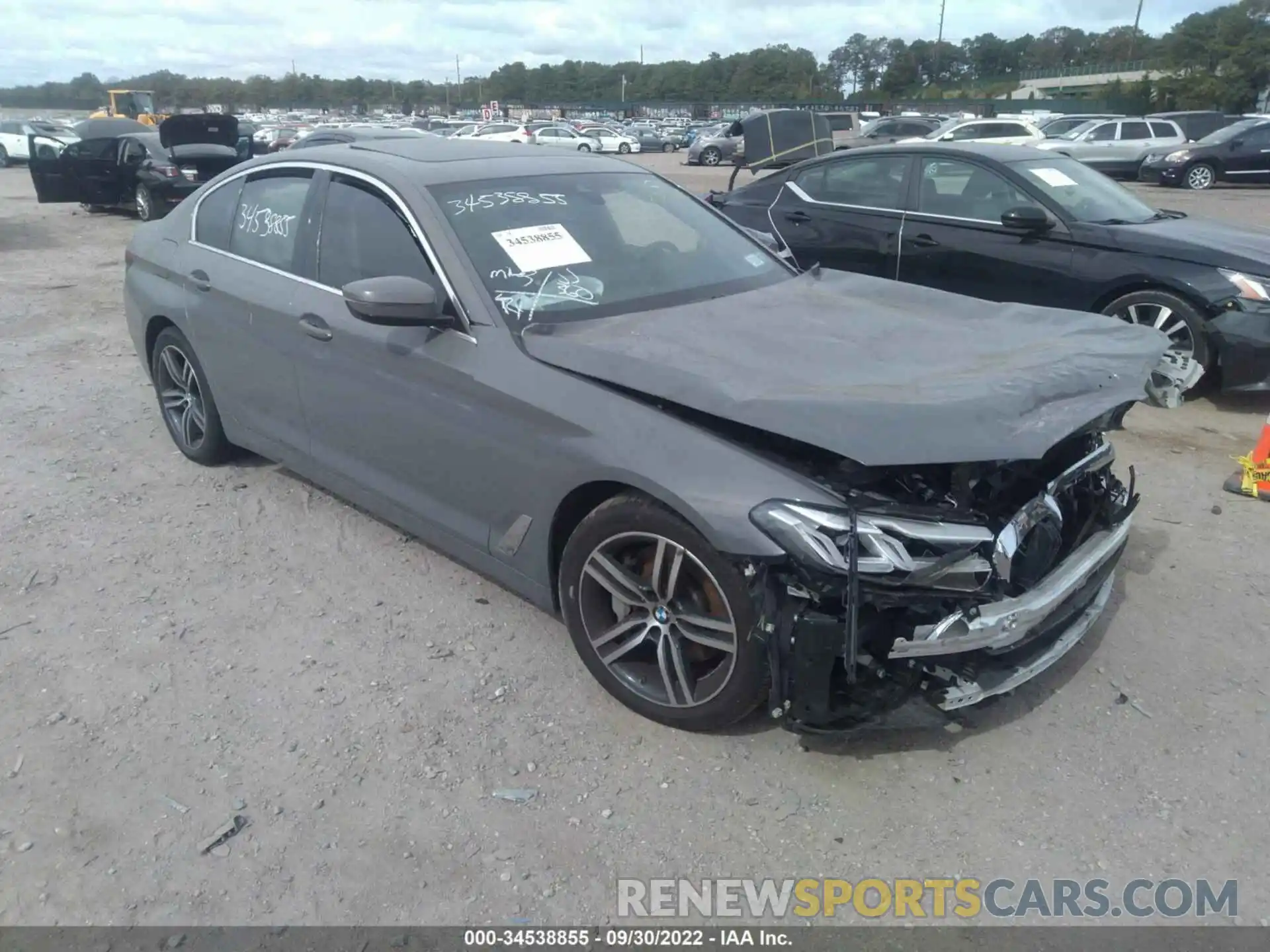 1 Photograph of a damaged car WBA13BJ0XMCF41731 BMW 5 SERIES 2021