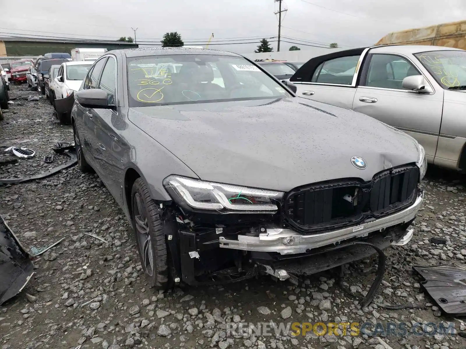 9 Photograph of a damaged car WBA13BJ0XMCF69898 BMW 5 SERIES 2021