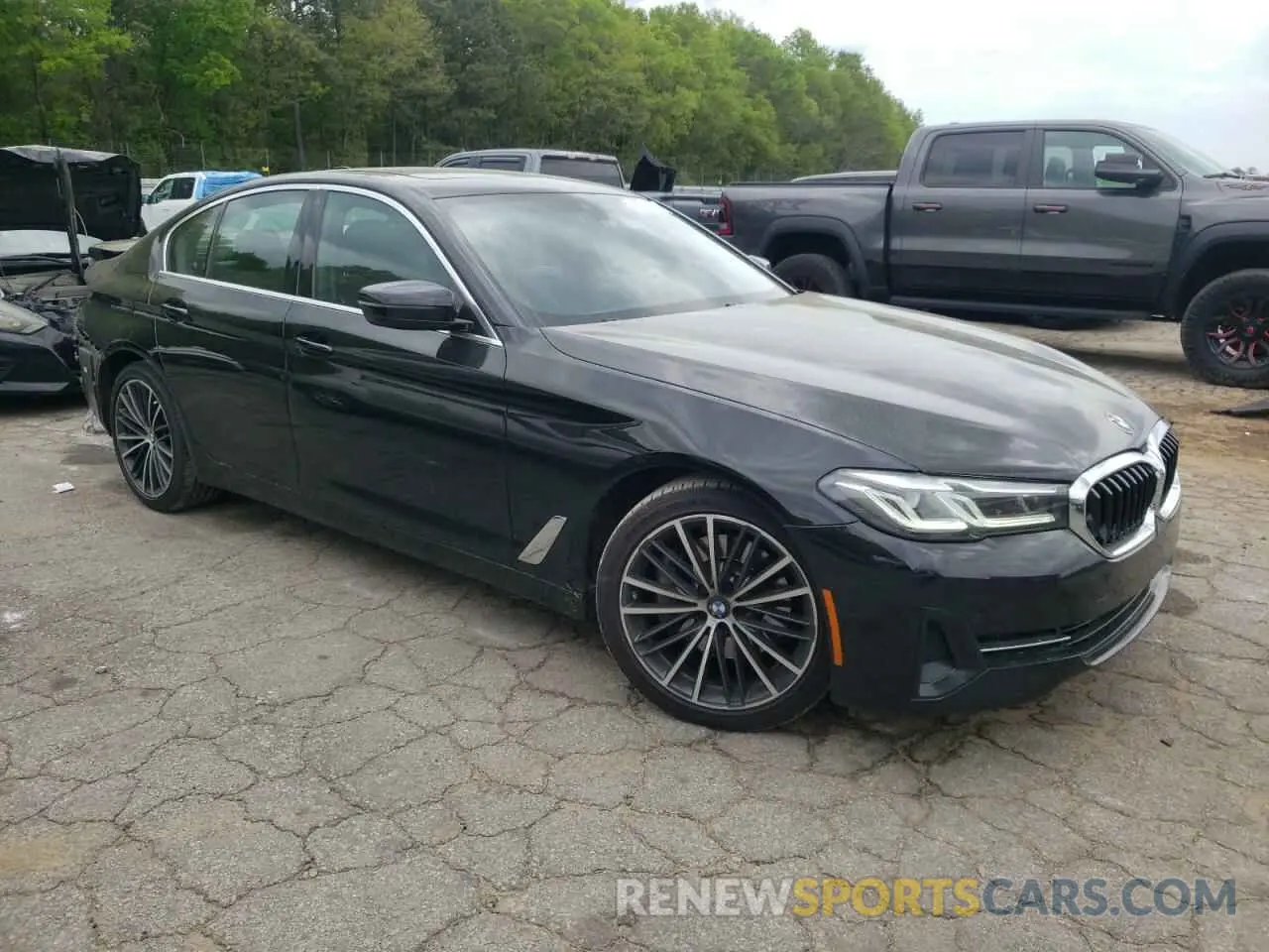 4 Photograph of a damaged car WBA13BJ0XMCG07338 BMW 5 SERIES 2021