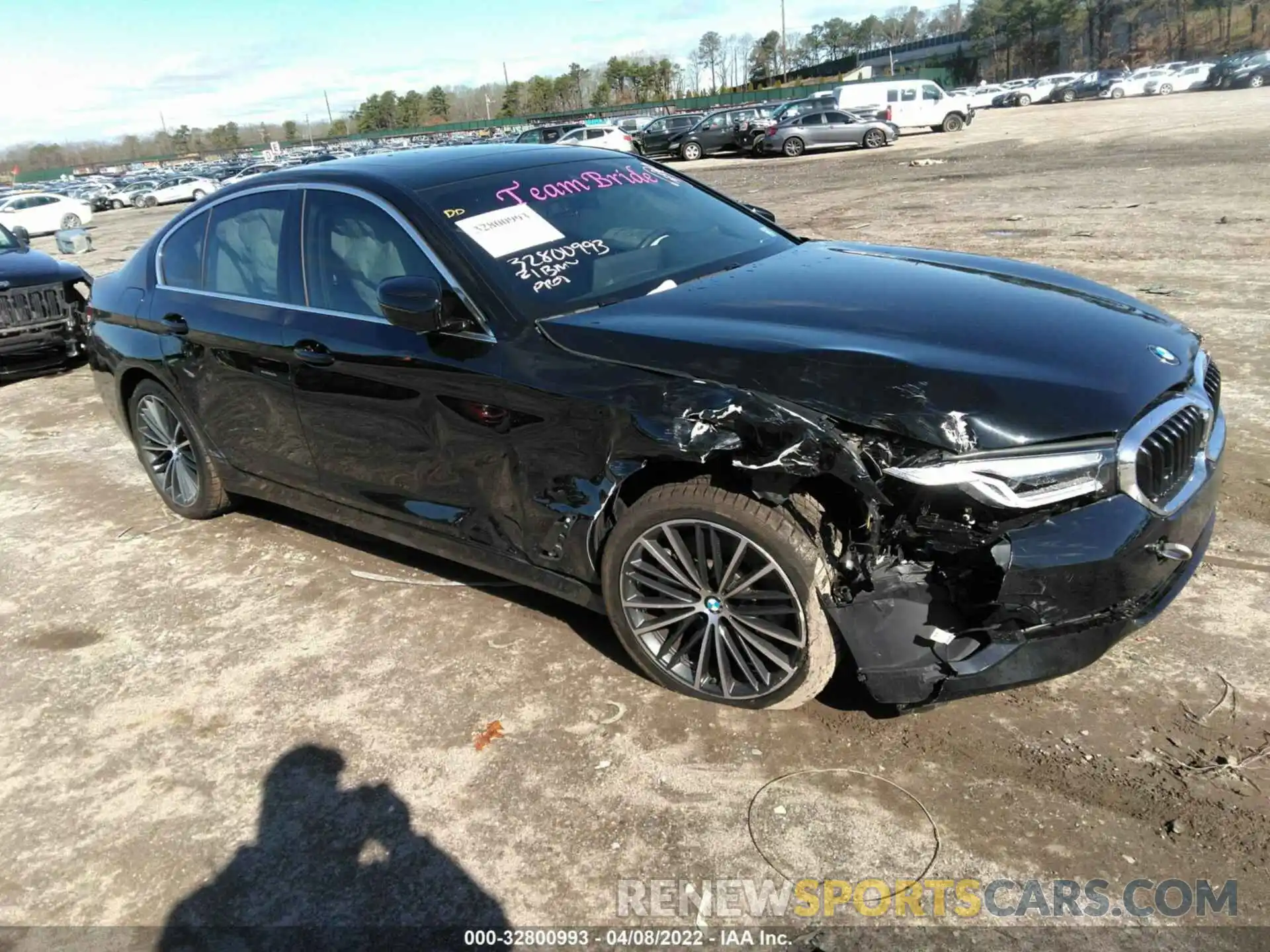 1 Photograph of a damaged car WBA13BJ0XMWW94265 BMW 5 SERIES 2021