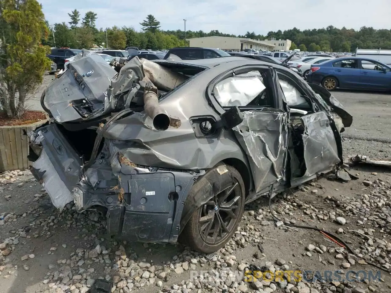 3 Photograph of a damaged car WBA13BJ0XMWW96999 BMW 5 SERIES 2021
