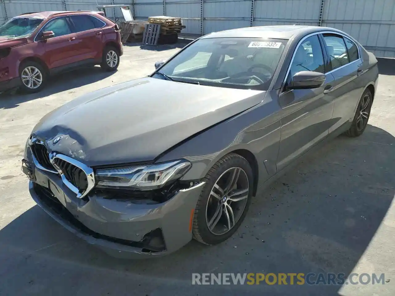 2 Photograph of a damaged car WBA13BJ0XMWX03093 BMW 5 SERIES 2021