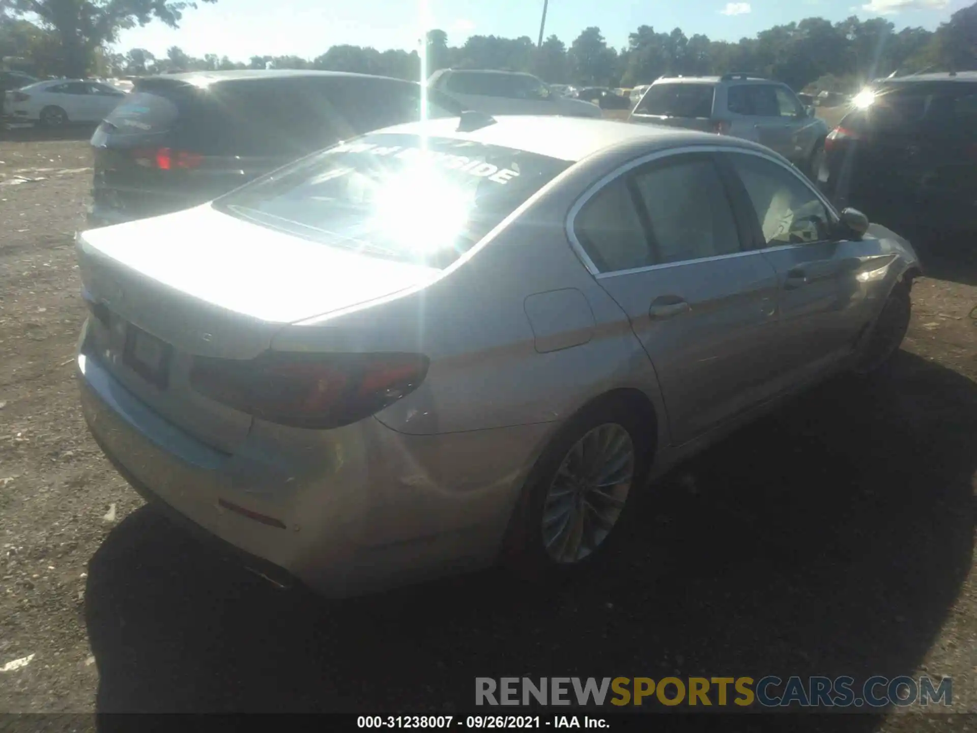 4 Photograph of a damaged car WBA13BJ0XMWX13266 BMW 5 SERIES 2021