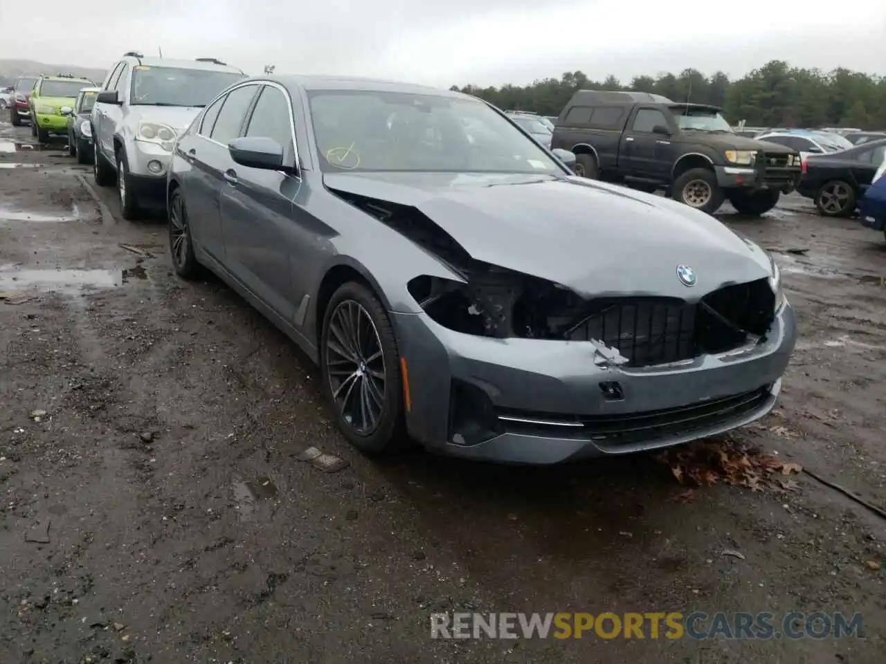 1 Photograph of a damaged car WBA13BJ0XMWX30827 BMW 5 SERIES 2021